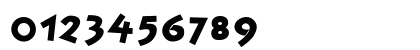 Spontan Black Numeric Preview