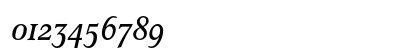 Concorde Nova Italic OsF Numeric Preview