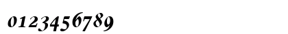 Bembo BoldItalicOsF Numeric Preview