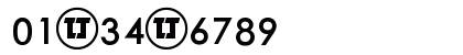 LJ Design Studios IS bold Numeric Preview