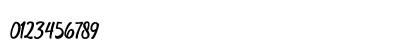 Kelsey Script Regular Numeric Preview