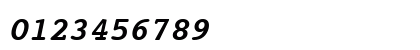 Courier10 WGL4 BT Bold Italic Numeric Preview