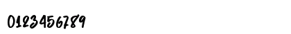 Malihah Script Regular Numeric Preview