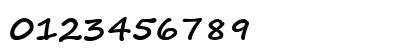 Segoe Print Bold Numeric Preview
