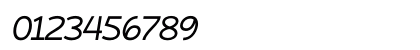Atozimple Medium Italic Numeric Preview