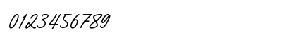 Yustine Signature Regular Numeric Preview