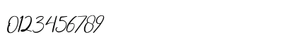 Snowtimes Italic Numeric Preview