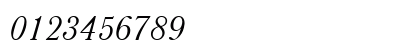 LiteraturnayaC Italic Preview