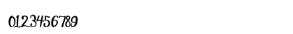 Villaque Script Regular Numeric Preview