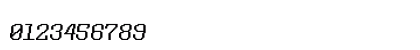 Xilla Pro Pro-Medium-Italic Numeric Preview