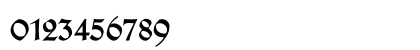 TypographerGotisch A Regular Numeric Preview