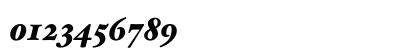 HoeflerText Black-Italic-Swash Numeric Preview