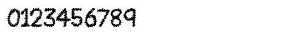 Squiggles Regular Numeric Preview