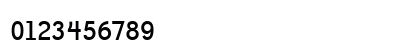 Bailey Sans ITC Regular Numeric Preview