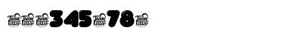 tijuf Regular Numeric Preview