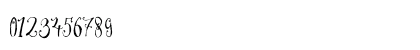 Manny Script Regular Numeric Preview