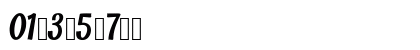 Yackien Regular Numeric Preview