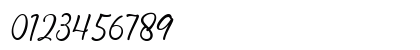 Mellisa Handwritten Regular Numeric Preview