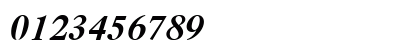 Respect Bold Italic Numeric Preview