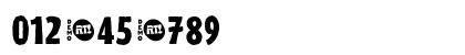Ruina One Black Numeric Preview