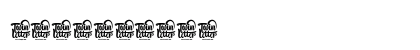 TEKROT Slab Slant Regular Numeric Preview