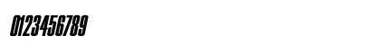 Condens Bold Italic Numeric Preview