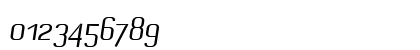 Cynapse Pro OSF Bold Italic Numeric Preview