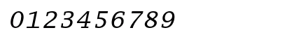 Lucida Typewriter Oblique Numeric Preview