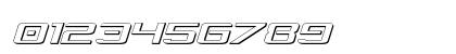 Concielian Break 3D Semi-Italic Numeric Preview