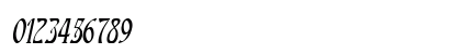Nouveau-Condensed Bold Italic Numeric Preview