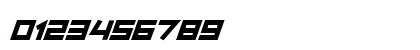 ZipSonik Italic Numeric Preview