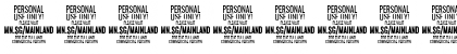 Mainland PERSONAL Thin Italic Font