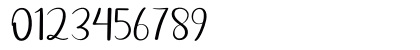 Pandawa Regular Numeric Preview