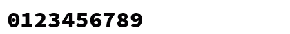 Source Code Pro Black Regular Numeric Preview