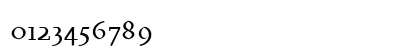 VendettaMedium Regular Numeric Preview