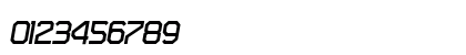 Tremble Regular Italic Numeric Preview