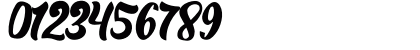Galatik Regular Numeric Preview