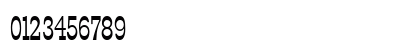 CircusThin Normal Numeric Preview
