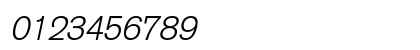 AkzidenzGrotesk LightItalic Preview