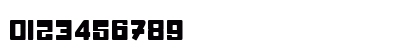 ChAUde-SoUriE Regular Numeric Preview