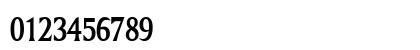 AmerettoCondensed Bold Numeric Preview