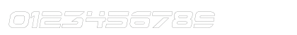 SciFiOutline Italic Preview