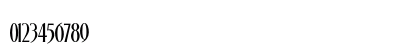 LHF Victoria 1 Regular Numeric Preview