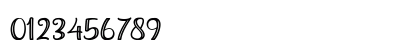 AgathaCaroline1 Regular Numeric Preview