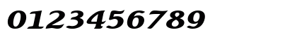 BeachExtended BoldItalic Numeric Preview