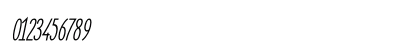 Elegant Sans SemiBold Italic Numeric Preview