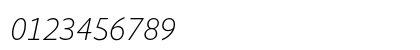 Adobe Clean Light Italic Preview