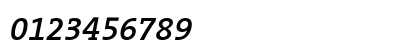 TheSerif SemiBold Italic Numeric Preview