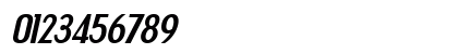 TrSah Engebrechtre Bold Italic Numeric Preview