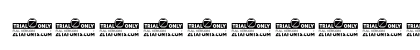 Thicker Trial Black Slanted Numeric Preview